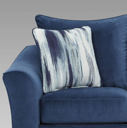 Pillowback Loveseat Sofa, Soft Textured Fabric 2-Seater Couch