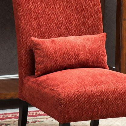 Modern Round Accent Chair, Soft Chenille Upholstered Barrel Chair
